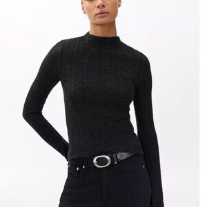 Rag & bone Long Sleeve Knit Top